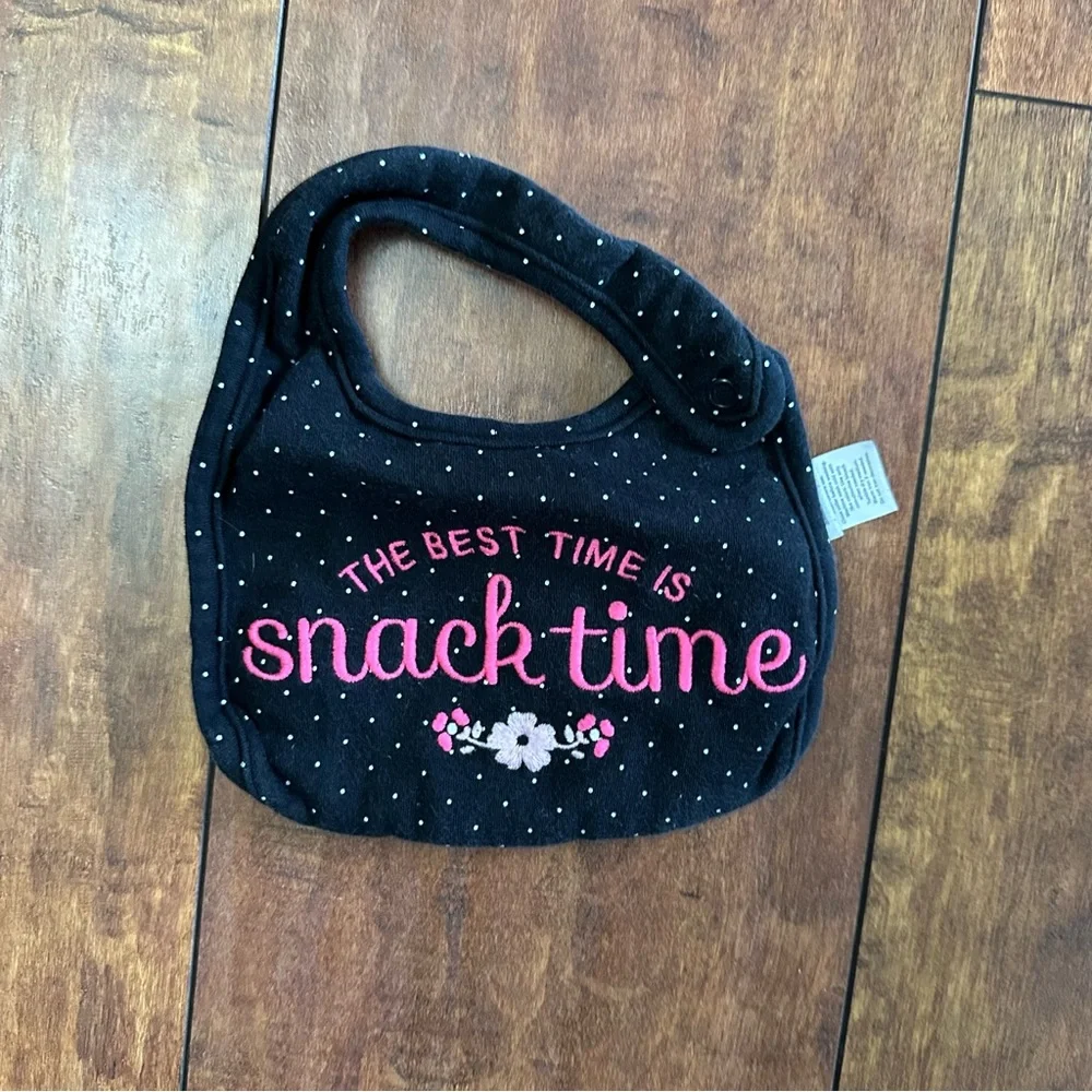Assorted Baby girl Bibs Set - Multicolor & teething